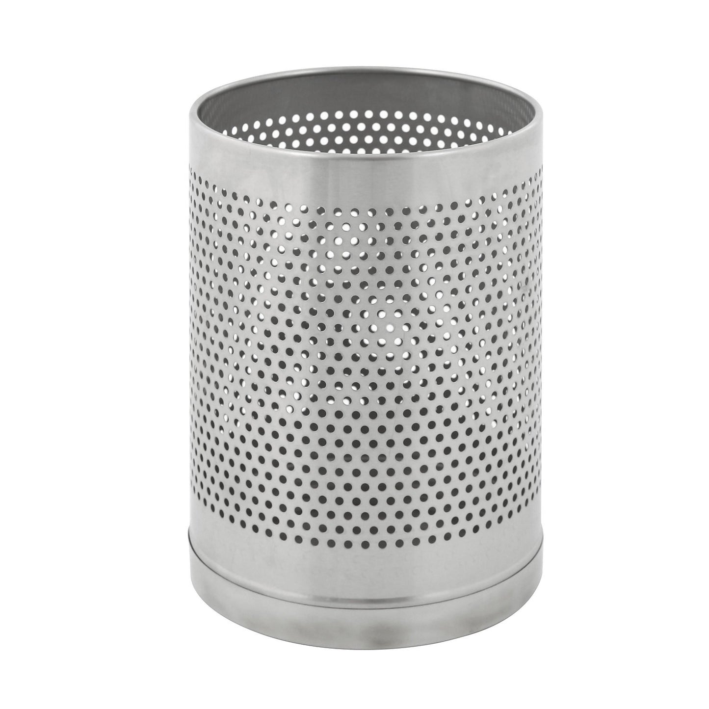 Perforated waste paper bin, round, capacity 10 l, HxØ 290 x 220 mm, matt.