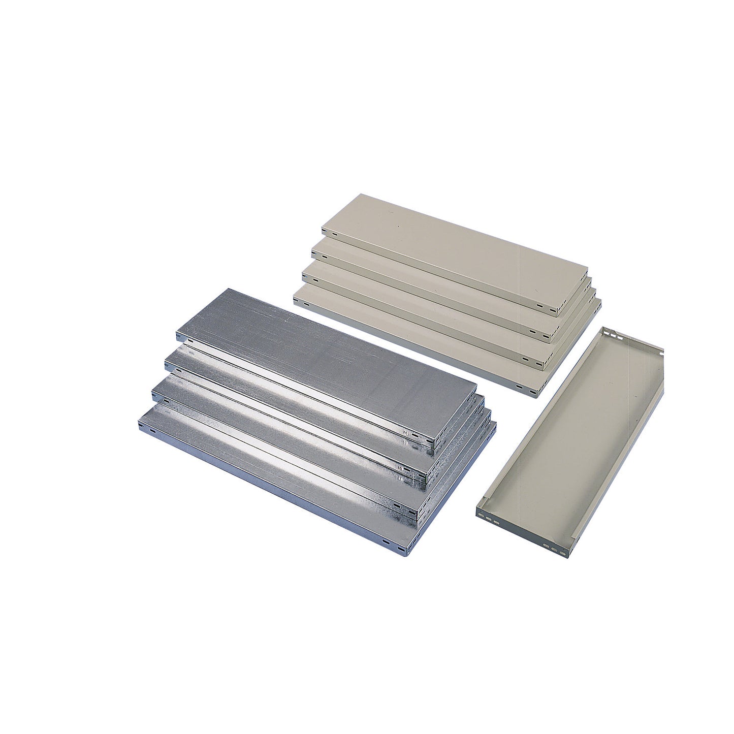 Angled steel profile for modular system, 38 x 38 x 1.7 mm, length 3 m, light grey, pack of 10.