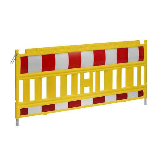 Barrier, plastic, length 2 m, yellow, 1+ items.