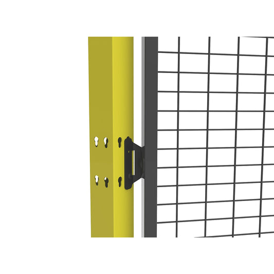 X-GUARD corner bracket, 0 - 180°, graphite black.