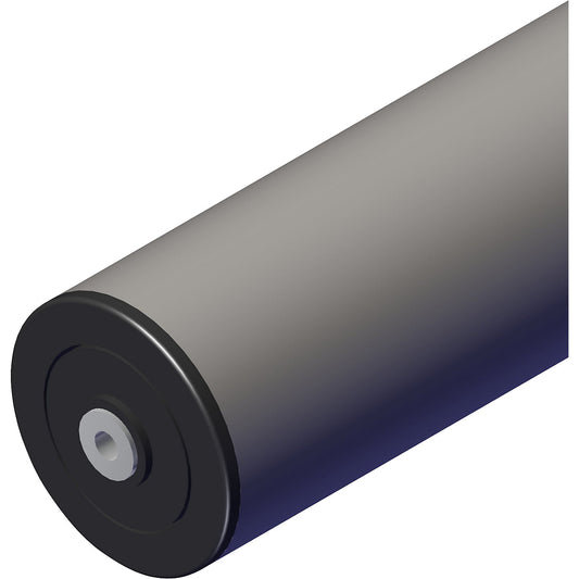 Steel conveyor roller, roller Ø 80 mm, inside thread M 10 x 15, length 400 mm.