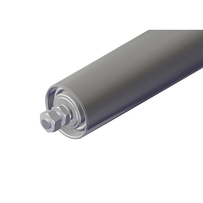Steel conveyor roller, roller Ø 50 mm, threaded axle M 10 x 20, length 300 mm.