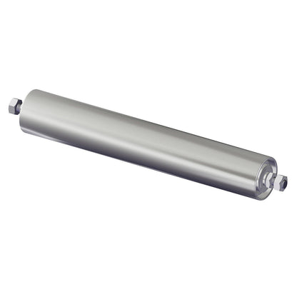 Steel conveyor roller, roller Ø 50 mm, threaded axle M 10 x 20, length 1000 mm.