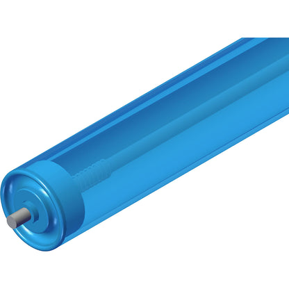 Plastic conveyor roller, roller Ø 50 mm, axle Ø 8 mm, length 300 mm.