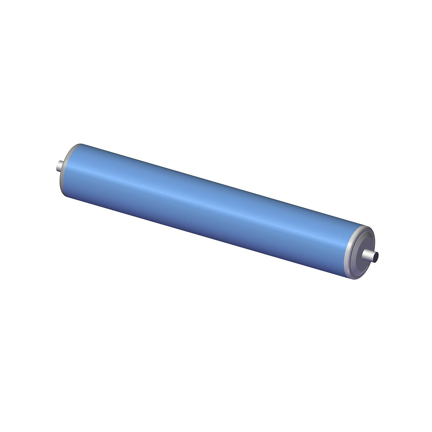 Plastic conveyor roller, roller Ø 50 mm, sprung axle, length 300 mm.