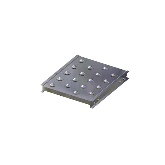 Ball unit table, track width 400 mm, length 500 mm, division 100 mm.