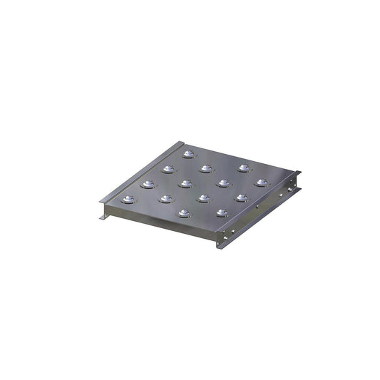Ball unit table, track width 400 mm, length 500 mm, division 125 mm.