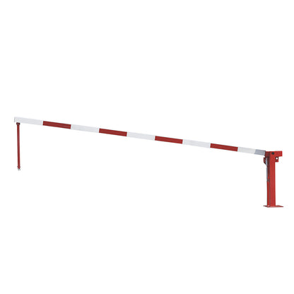 Roadblock, barrier, pendulum support, barrier beam length 3 m.