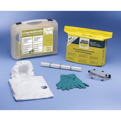 Environmental emergency case, universal absorbent concentrate, HxWxD 360 x 450 x 140 mm.