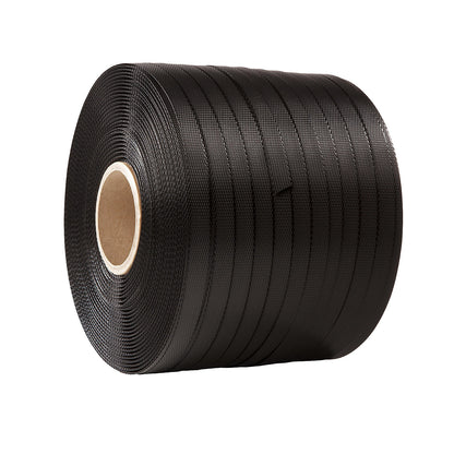 PP strapping, for strap dispensers, pack of 4, core Ø 62 mm, short roll, strap width 16 mm.