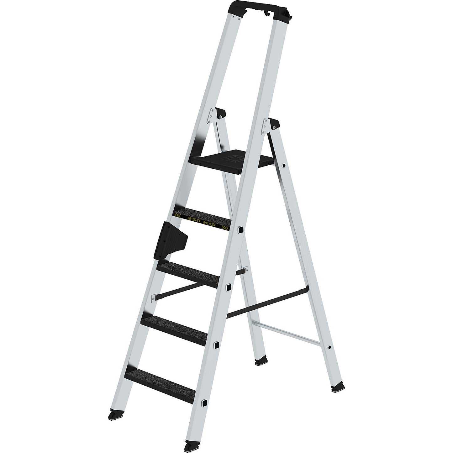 CLIP-STEP step ladder, single sided access, slip resistant R13, durable, 5 steps.