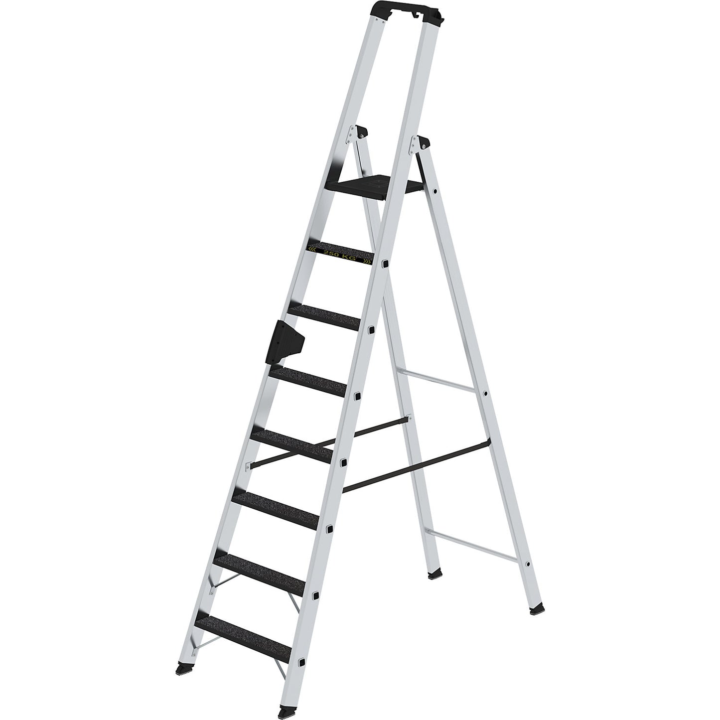 CLIP-STEP step ladder, single sided access, slip resistant R13, durable, 8 steps.