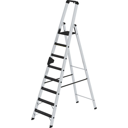 CLIP-STEP step ladder, single sided access, slip resistant R13, durable, 8 steps.