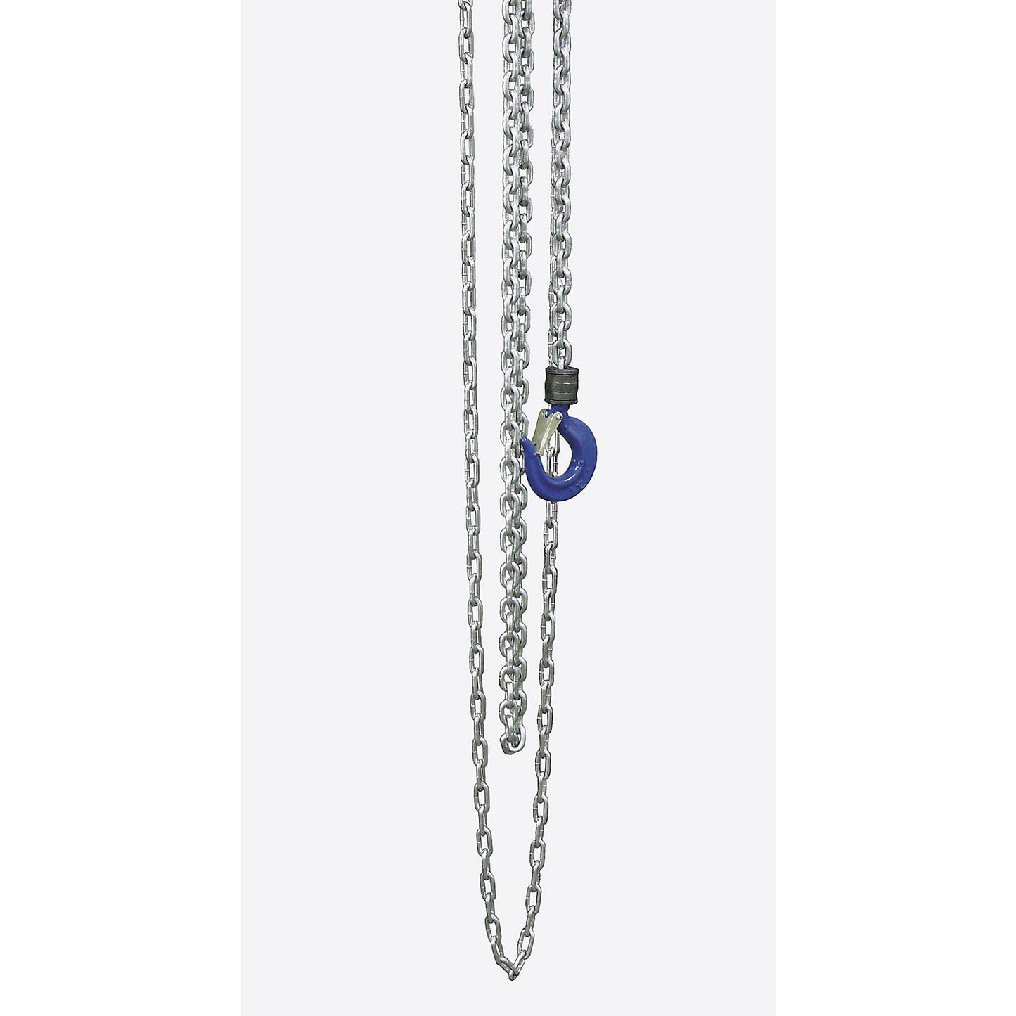 Extension chain for ratchet chain hoists, max. load 250 kg, extra cost per m, for additional lifting height.