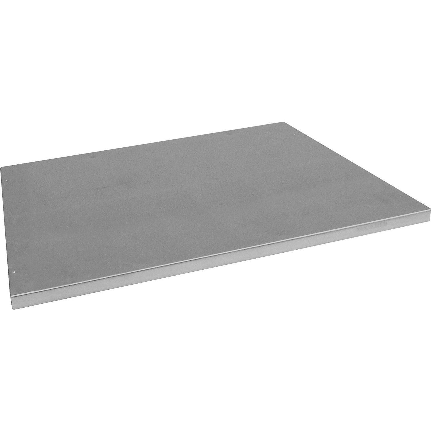 Shelf for vision panel cupboard, zinc plated, for WxD 500 x 500 mm.