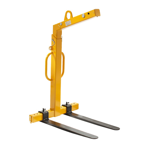 Crane fork, effective height adjustable from 1300 - 2000 mm, max. load 2000 kg.