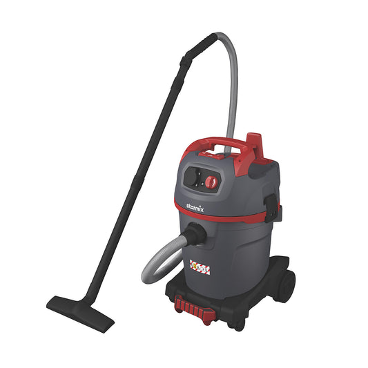 Wet and dry vacuum cleaner, professional vacuum cleaner 32 l, power socket, automatic filter cleaning, power 1400 W.