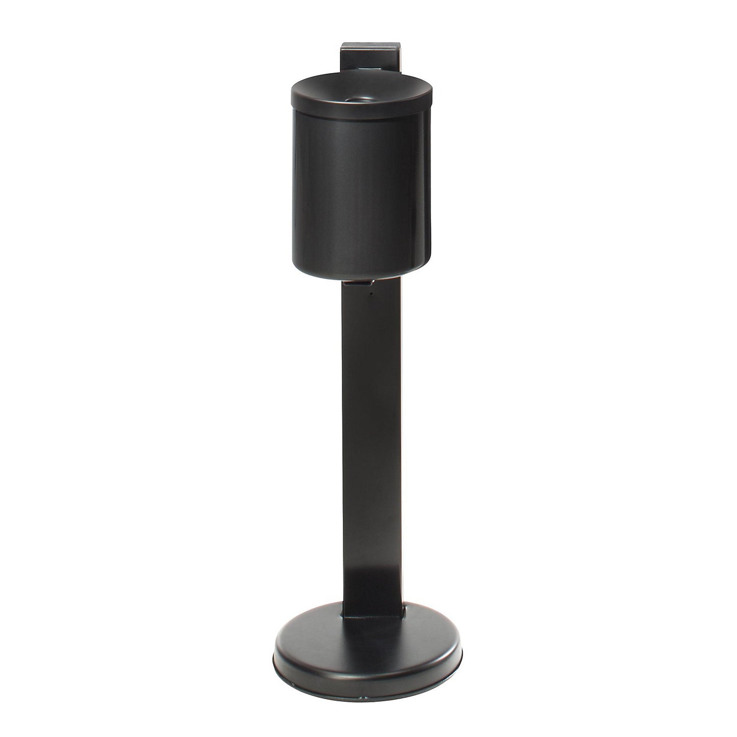 Safety pedestal ashtrays, 5.5 l, Ø 180, graphite, sheet steel.