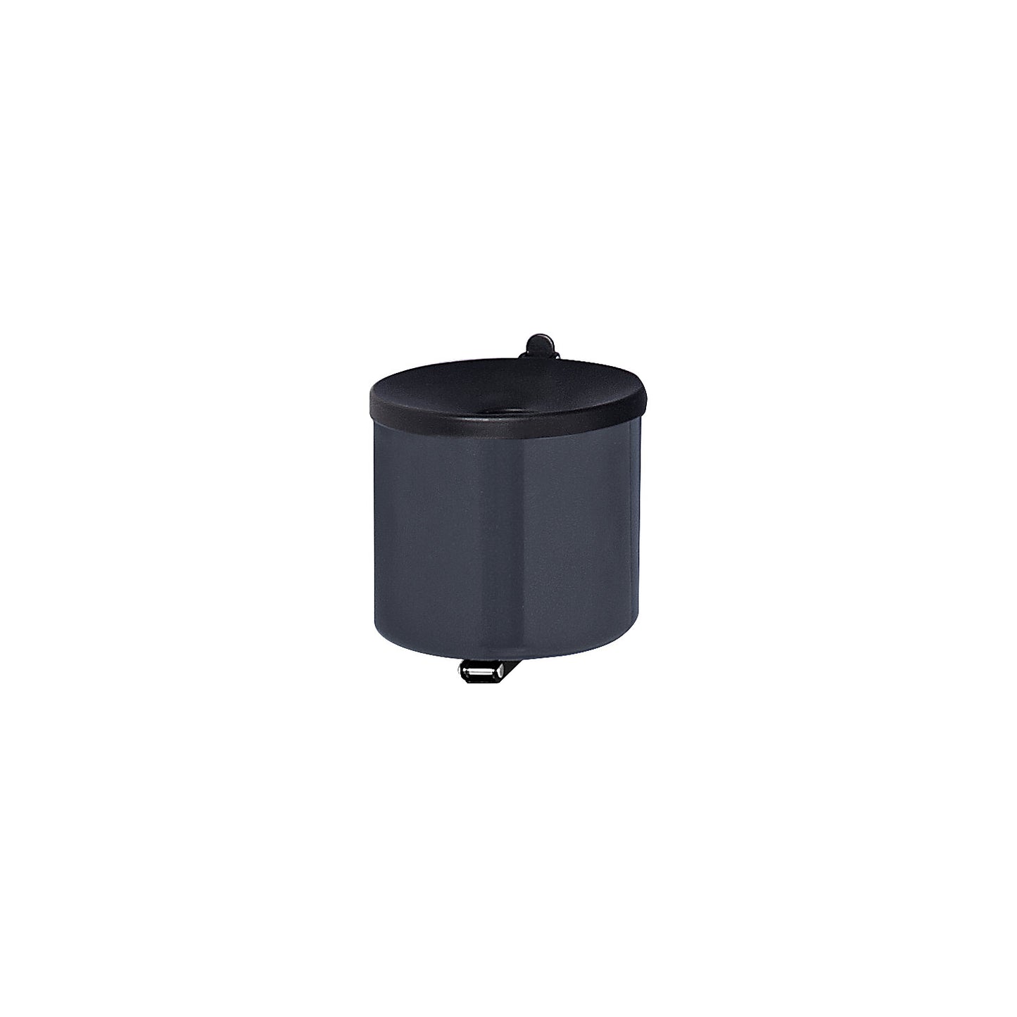 Wall ashtray, flame-extinguishing, 2.25 L, steel, graphite.