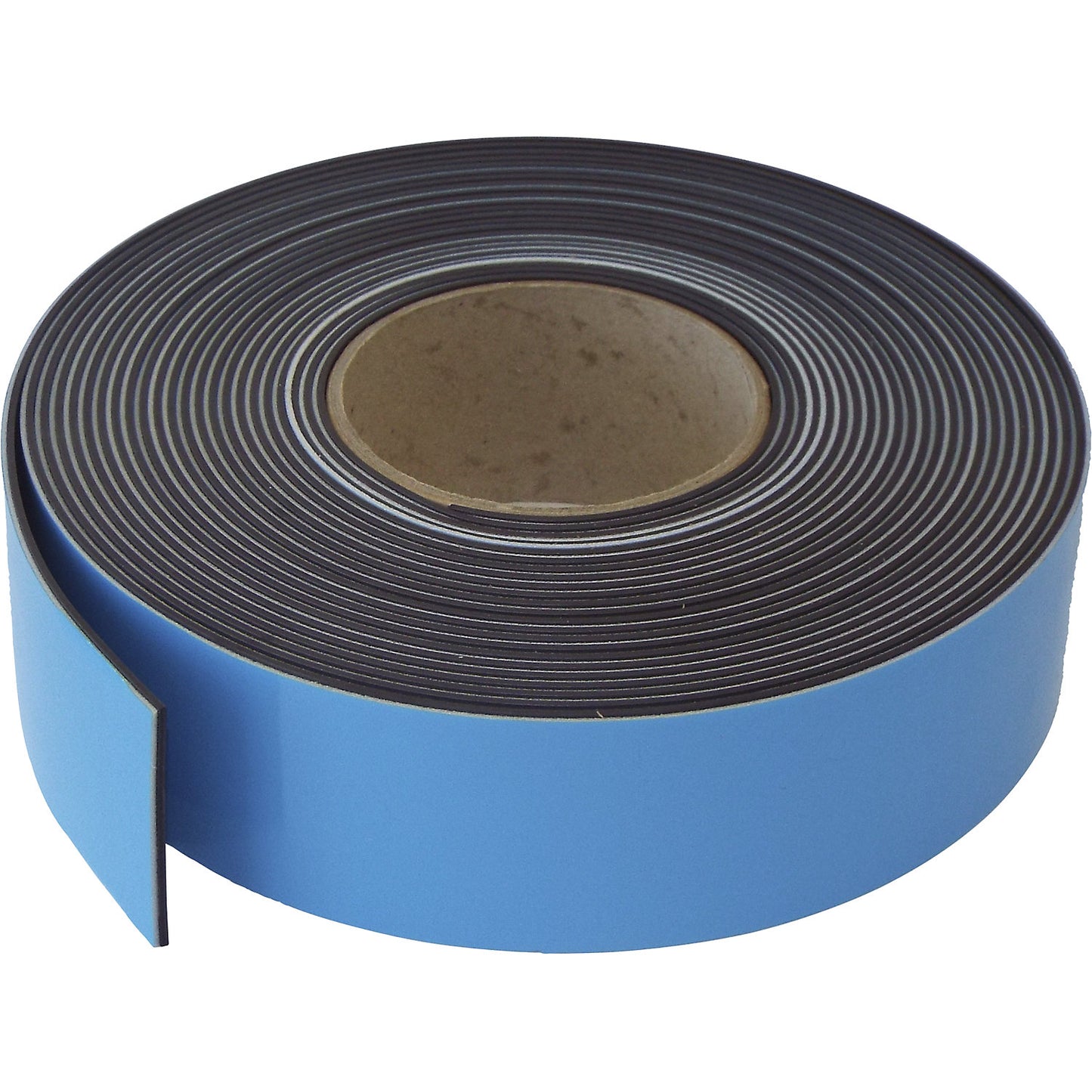 Magnetic strip, self-adhesive, 1.5 mm thick, 1 roll, width 50 mm.