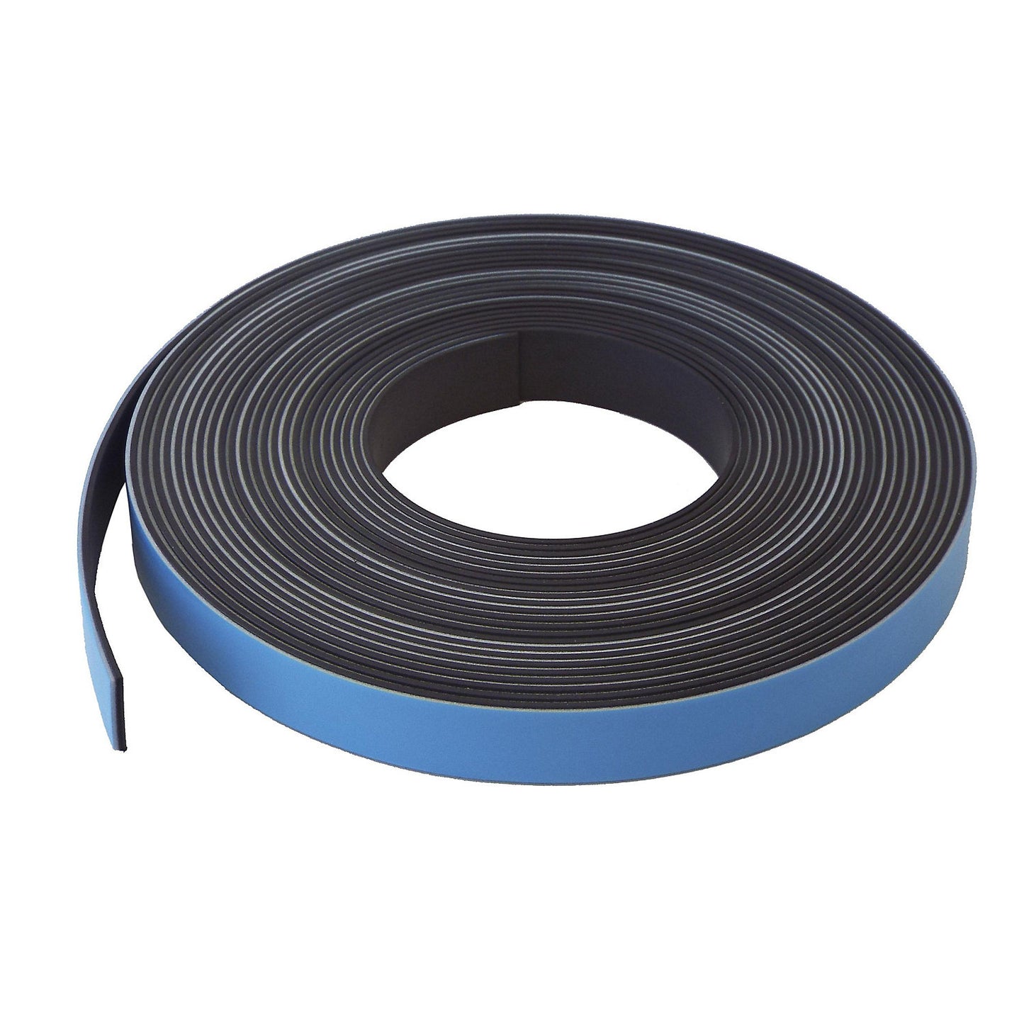 Magnetic strip, self-adhesive, 1.5 mm thick, 1 roll, width 20 mm.