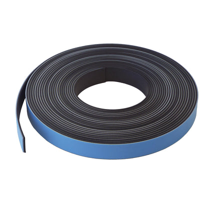 Magnetic strip, self-adhesive, 1.5 mm thick, 1 roll, width 20 mm.