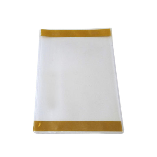 Document sleeve, self-adhesive, for A5, portrait format, short side open, pack of 50.