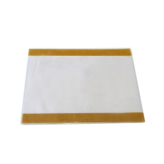 Document sleeve, self-adhesive, for A5, landscape format, long side open, pack of 50.