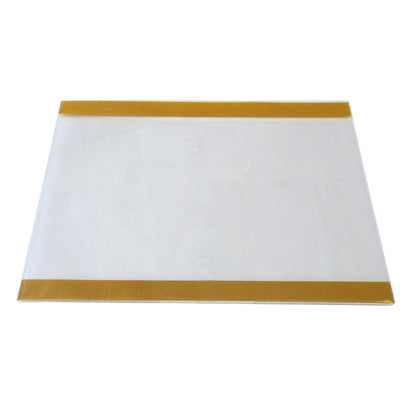 Document sleeve, self-adhesive, for A4, landscape format, long side open, pack of 50.