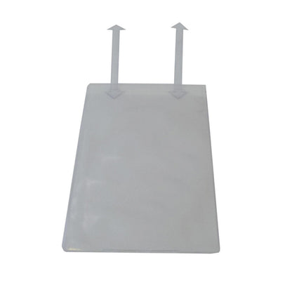 Document sleeve, with suspension tab, for A5, portrait format, short side open, pack of 50.
