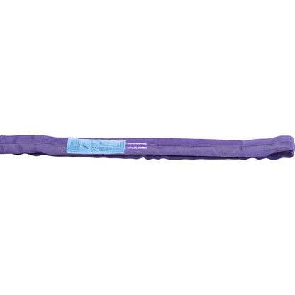 Round sling, max. load single direct 1000 kg, pack of 2, violet, extended length 2500 mm.