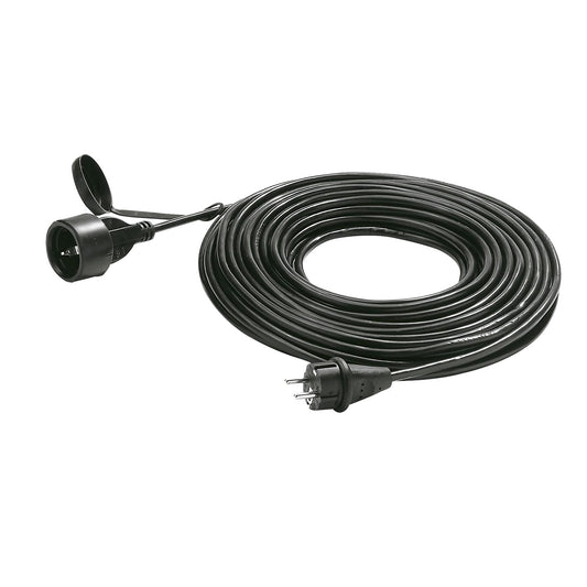 Extension cable, 20 m long, with kink protection.