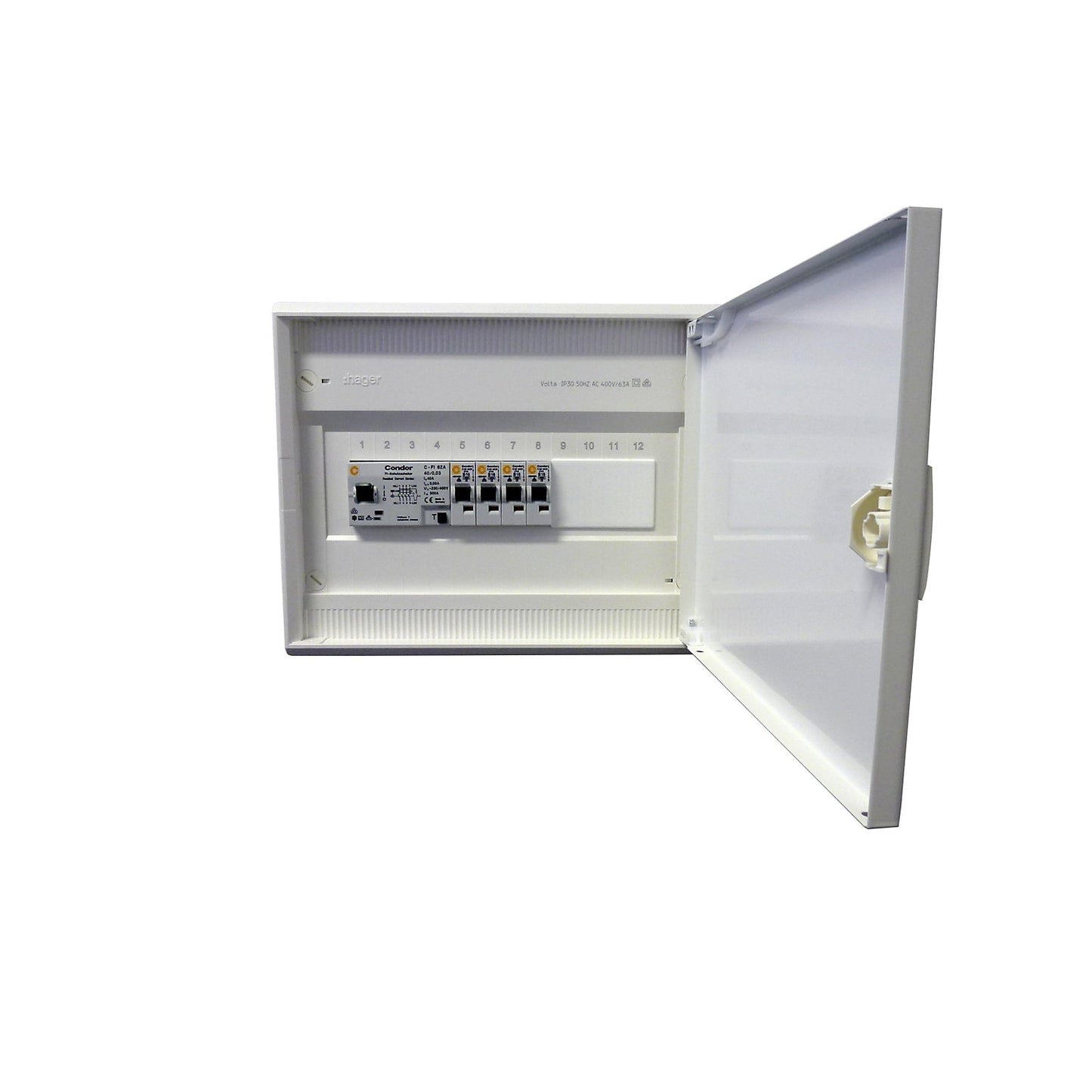 Electrical installation, 220/380 V, terminals.