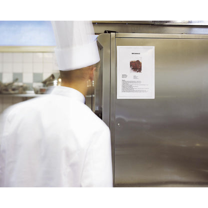Transparent sleeve, A4 format, with fully magnetic rear, pack of 5.
