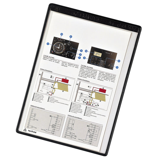 Clear view panel, A4, for metal surfaces, pack of 5.