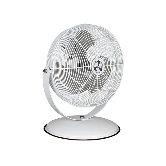 Desk fan IP44, HxWxD 495 x 485 x 485 mm, white.