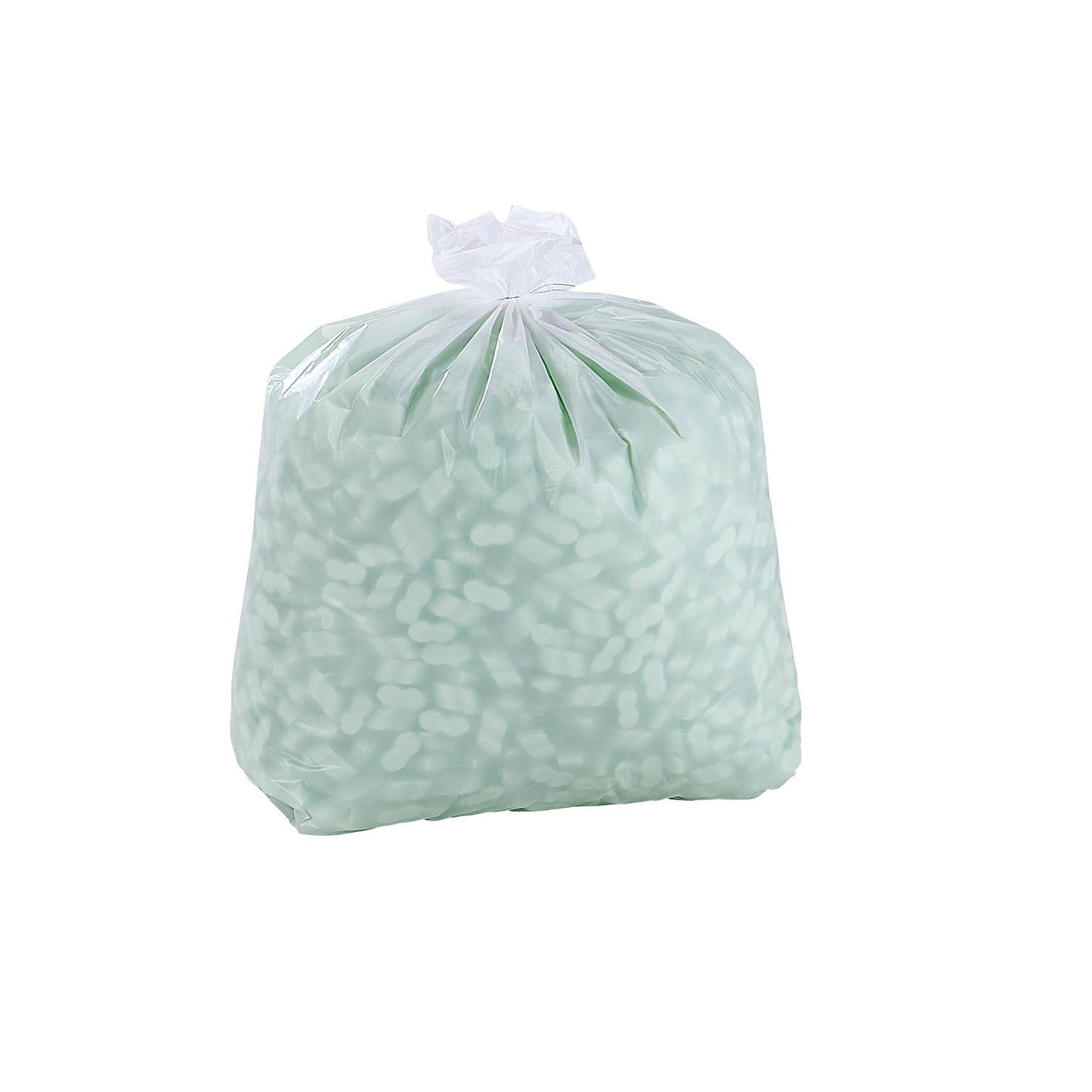 Rubbish bin bag, LDPE, 23 µm, 60 l, WxH 600 x 700 mm, white, pack of 600.