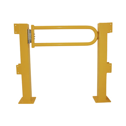 Steel security door, height 1000 mm, width 1070 mm.