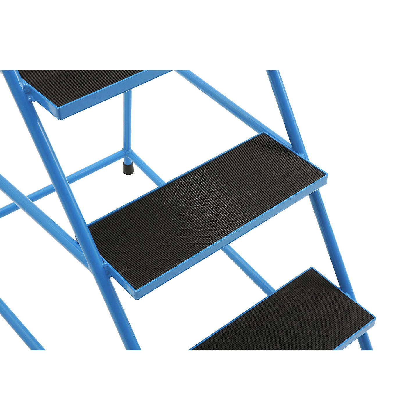 Mobile step stairs, steps with ribbed rubber, 2 steps.