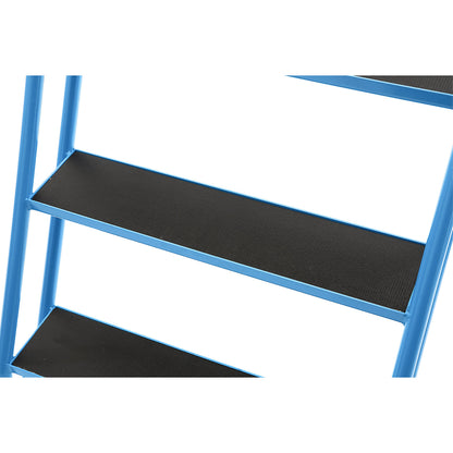 Mobile safety steps, platform and steps with phenolic plywood panels, 5 steps, with hand rails.