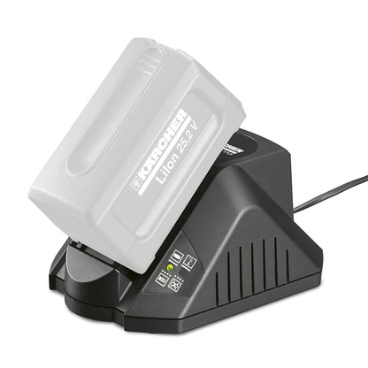 Universal rapid charger, with 1 slot panel, charging time 1 h.