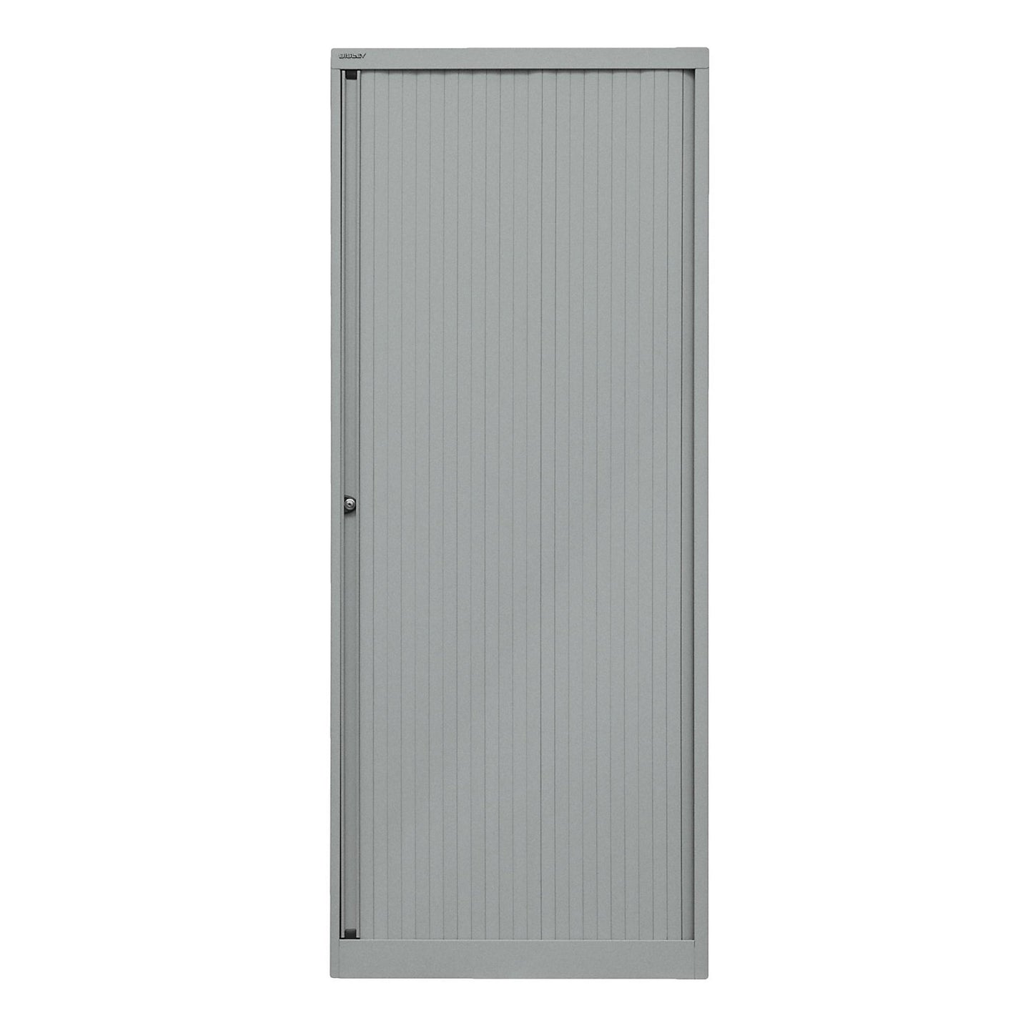 EURO roller shutter cupboard, width 800 mm, 4 shelves, silver.