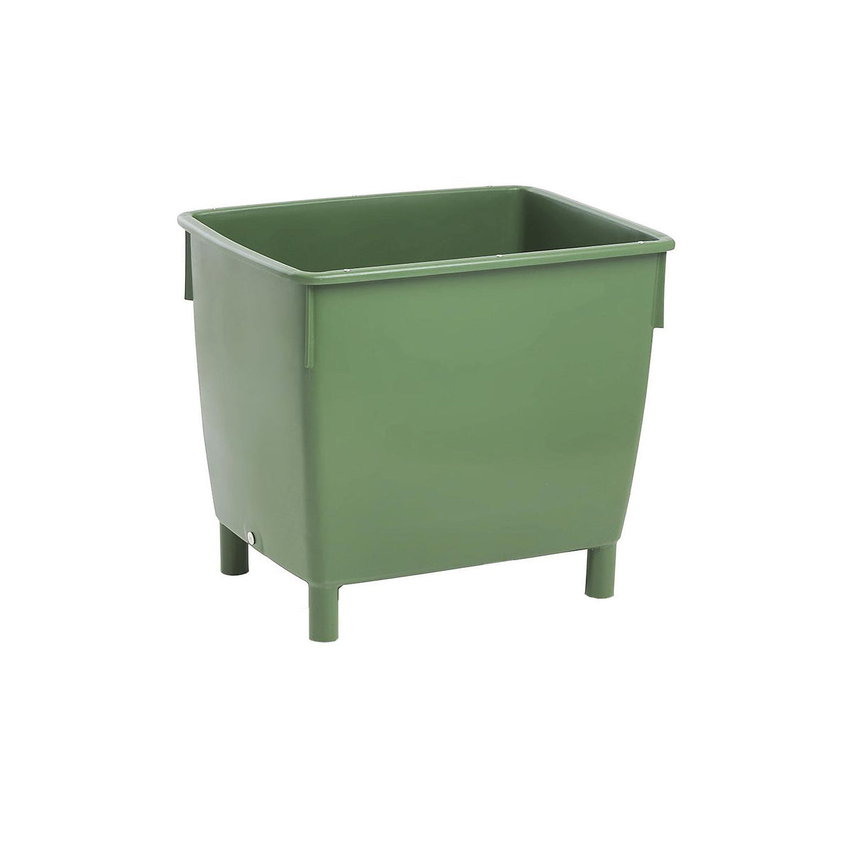 Rectangular container, water container, capacity 400 l, green.