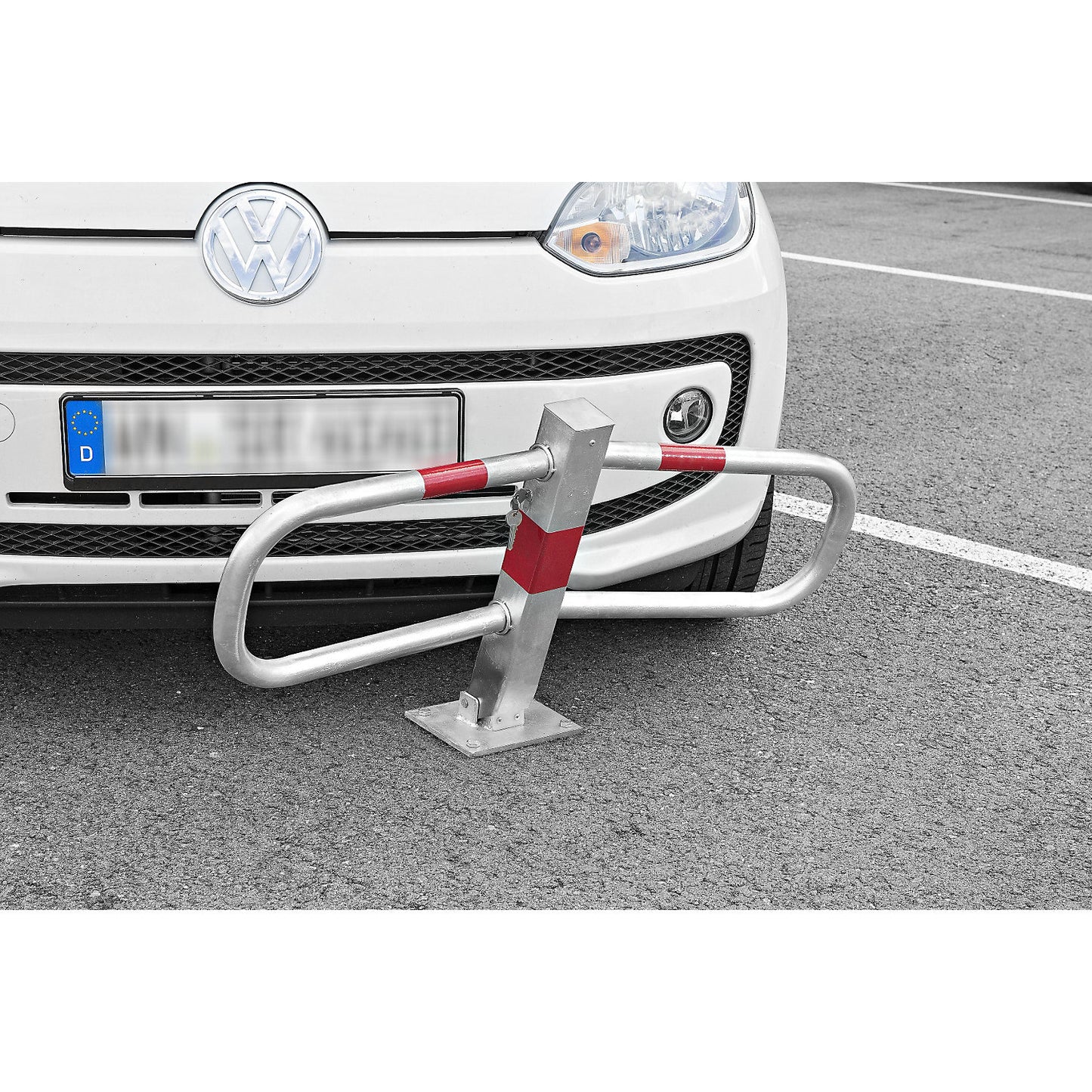 Parking barrier, to bolt in place, individual key, 1+ items.
