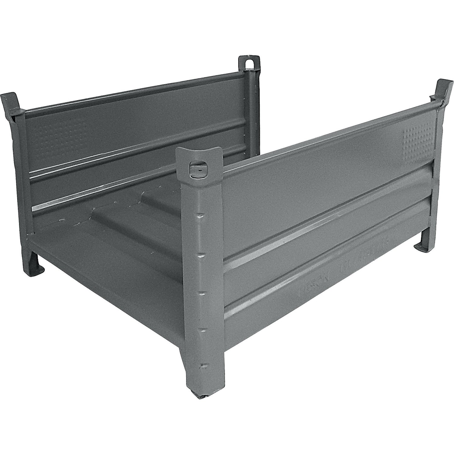 Long goods frame with 2 long side panels, LxW 1200 x 1000 mm, grey RAL 7005.