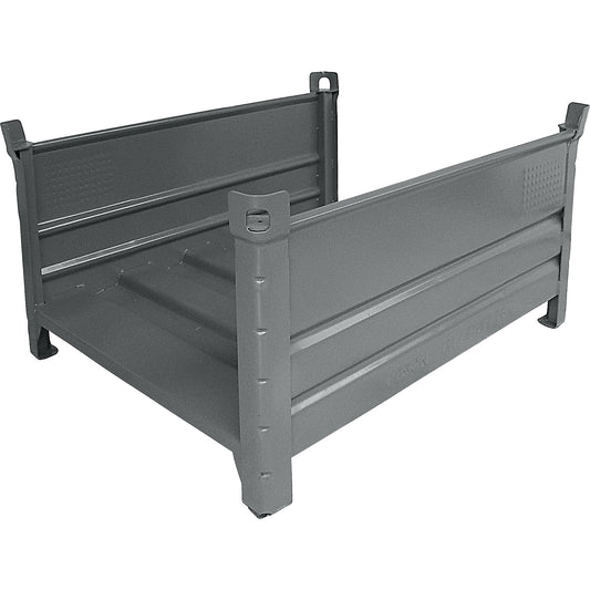 Long goods frame with 2 long side panels, LxW 1200 x 1000 mm, grey RAL 7005.