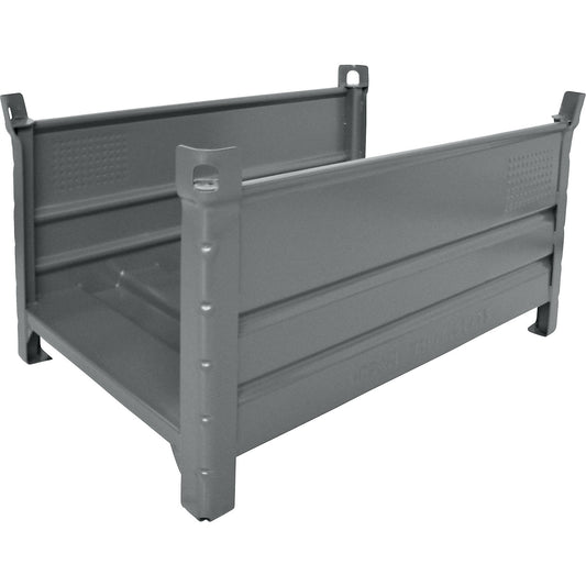 Long goods frame with 2 long side panels, LxW 1200 x 800 mm, grey RAL 7005.