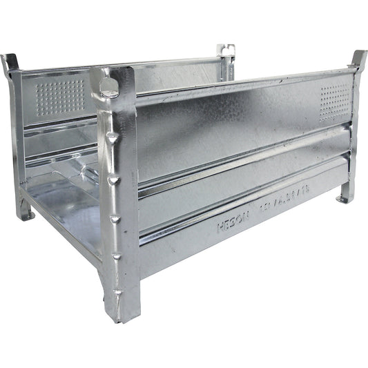 Long goods frame with 2 long side panels, LxW 1200 x 800 mm, zinc plated.