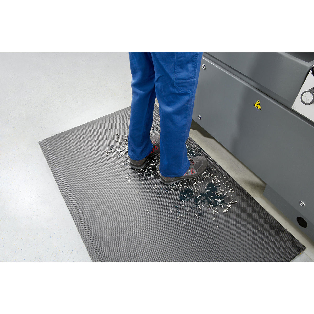 Orthomat® Ultimate anti-fatigue mat, height 10 mm, per metre, length by the metre x width 900 mm.