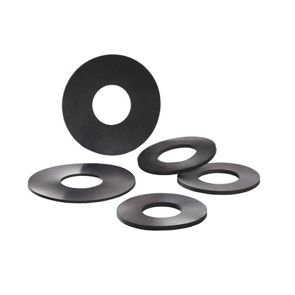 EPDM industrial rubber, black, per metre, height 1.5 mm.